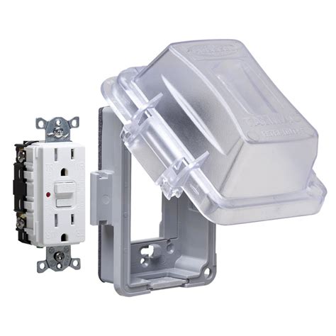 commercial electric 1-gang outdoor outlet box|TayMac .